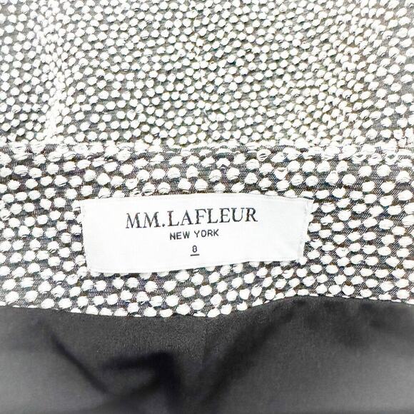 MM La Fleur Patterned Pencil Skirt Woven Poka Dot Size 8 - Picture 4 of 6